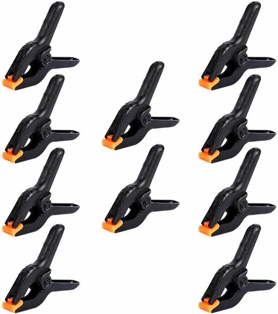 Ratschenklemmen Set Werkstückklemmen Holzbearbeitungsfotografie Ergonomischer Griff 2 Bis 9 Zoll Schwarz