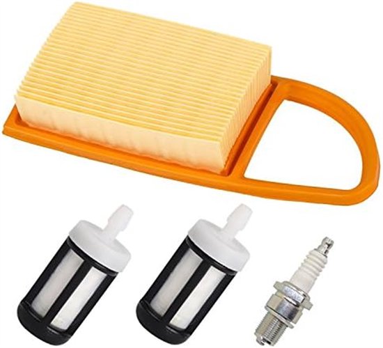 Für Luftfilter Mit Zündkerzen Kraftstofffilter Für Stihl Br500 Br550 Br600 Rückentragbare Laubbläser. Ersetzt 4282 141 0300 4282 141 0300b (1 Stü