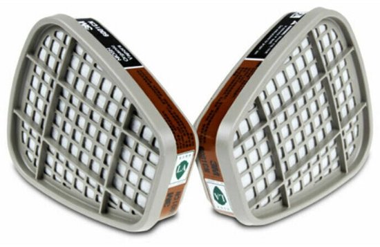 Für 3m Filter 6001cn Kartusche A2 Für Beatmungsgeräte Der Serie 6000 2 Kartuschen (1 Paar)