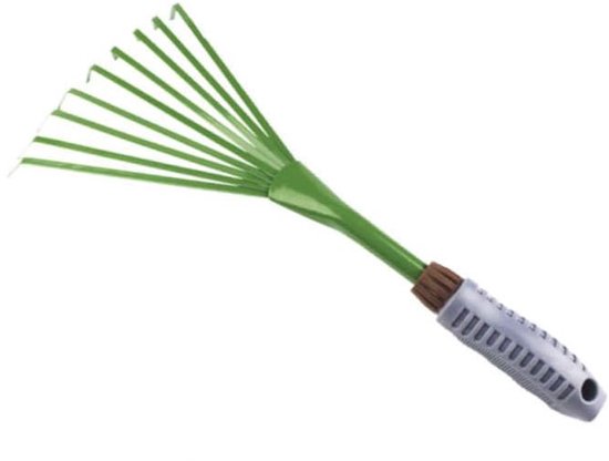 Gartenrechen Handrechen Bodenrechen Rechen Neun Zinken Mit Aufhängeloch Gartengerät Eisen 38 X 10 X 3,7 Cm Zum Pflügen Des Bodens, Hilft Beim Ein