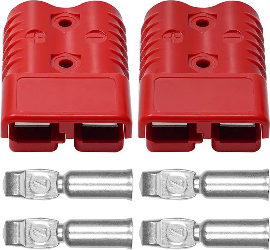 Für Anderson 175 Amp 600v Steckersets: Der Perfekte Rote Stecker Mit Kabelklemme, Batteriebetrieben