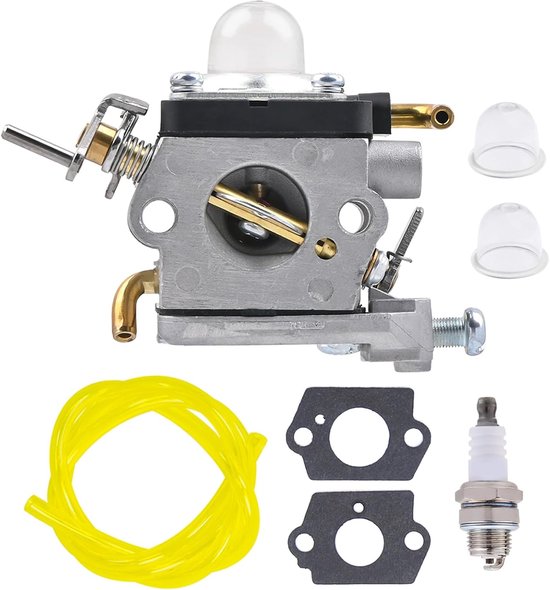Passend Für 122 Vergaser Mit Zündkerzen Kraftstoffleitung Für Husqvarna 122c 122ldx 122lk 22cc 574386701 581734301 Trimmer Kraftstofffilter Prime
