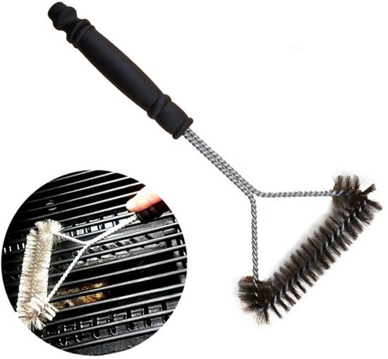 Grillbürste Reinigungsbürste Grill Grillzubehör Edelstahl Grillbürste Grillbürste 30 Cm