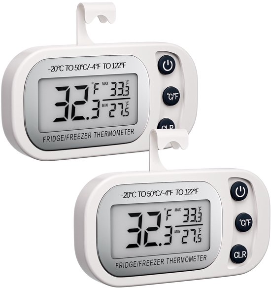 Küchenthermometer Digitales Küchenthermometer Kühlschrankthermometer Digitales Kühlschrankthermometer Wasserdichtes Thermometer Magnetisches Ther