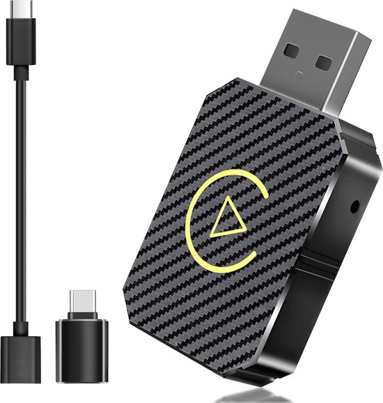 Carplay Dongle Kabelloses Carplay Kompatibel Mit Apple Iphone, Inklusive Usb Und Usb C Verlängerungskabel, Für Fahrzeuge Ab Baujahr 2016 Und Ios