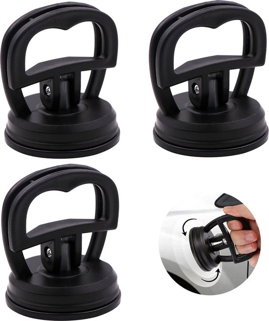 Mini Dellenentferner Für Autos 3 Teilig Dellenentfernungsstation Saugnapf Glashalter 5,8 Cm Dellenzieher Für Autos Dellenentferner Mini Dellenzie