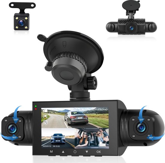 4 Kanal Autokamera Mit 360 Grad Aufnahme