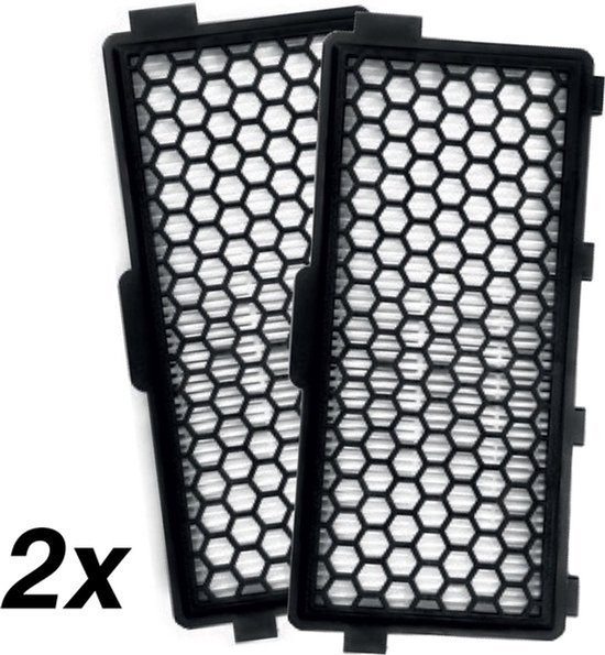 2x Hepa Filter Passend Für Miele Classic Compact C1, Complete C2 & C3 Aktivkohlefilter Hepa Airclean 50 Filter