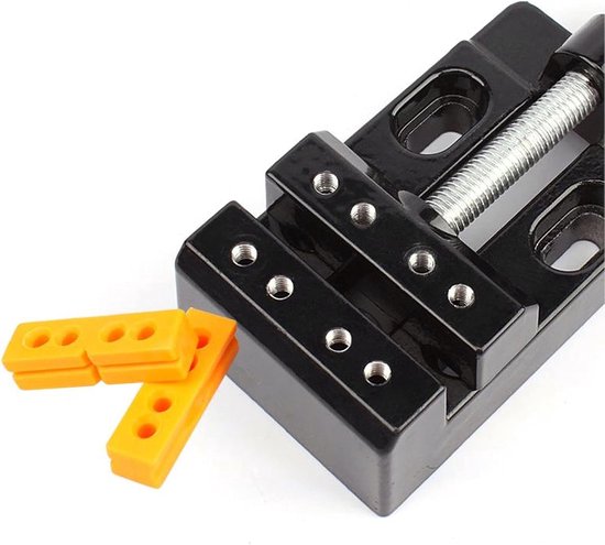 Egoods Mini Schraubstock 57 Mm Für Heimwerkerarbeiten An Holzskulpturen Und Schnitzereien