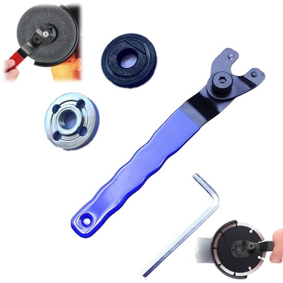 1x Winkelschleiferschlüssel 8 48 Mm Verstellbarer Stiftschlüssel Verstellbarer Winkelschleifer Spannmechanismus D'G'n Schlüssel Für Universal Sti