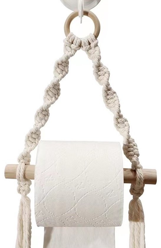 Toilettenpapierhalter, Handgewebter Toilettenpapierhalter Fürs Badezimmer, Hängendes Badezimmerregal