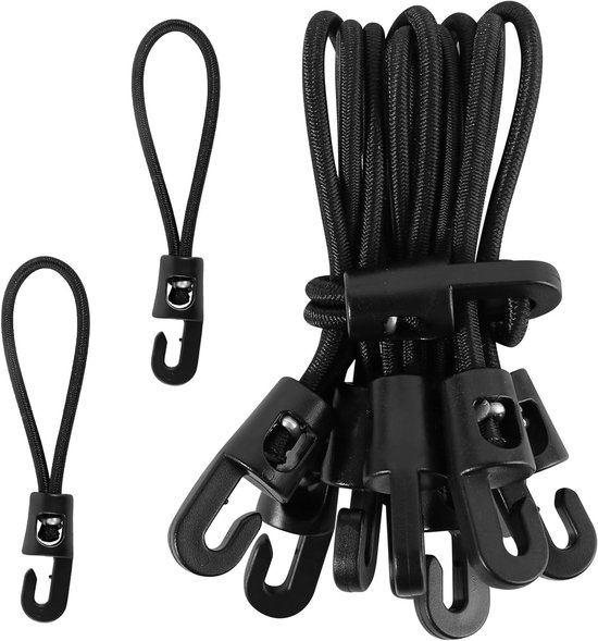 Allecto Plus Gurte Mit Haken, 20 Stück Multifunktionale Planenspanner 10 Cm Gummispanner Campingzeltplanen