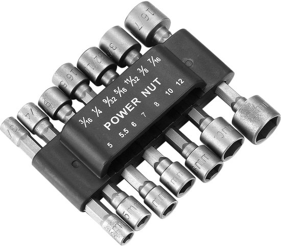 14 Teiliger Sechskantschlüssel Adapter Für Muttern, Schraubendreher Einsatz, Steckschlüssel Bit Set, Sechskantmuttern Für Magnetische Schraubendr