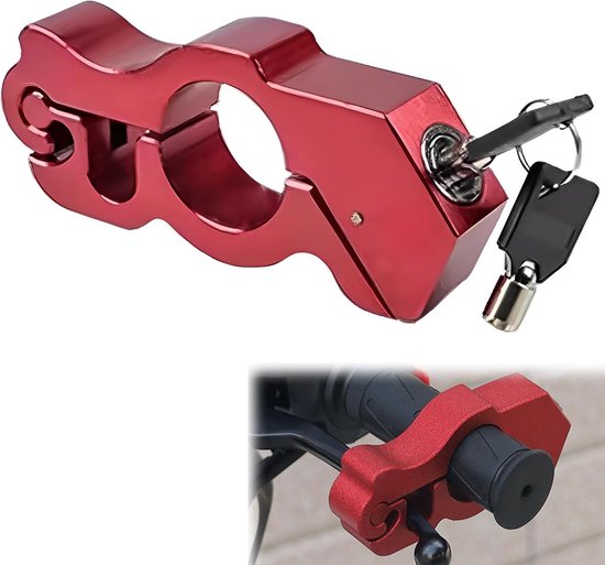 2 Stück Universelles Motorradbremsschloss: Motorradlenkerschloss Mit Schlüssel, Diebstahlsicherung Für Roller, Motorräder, Sportmotorräder, Mount