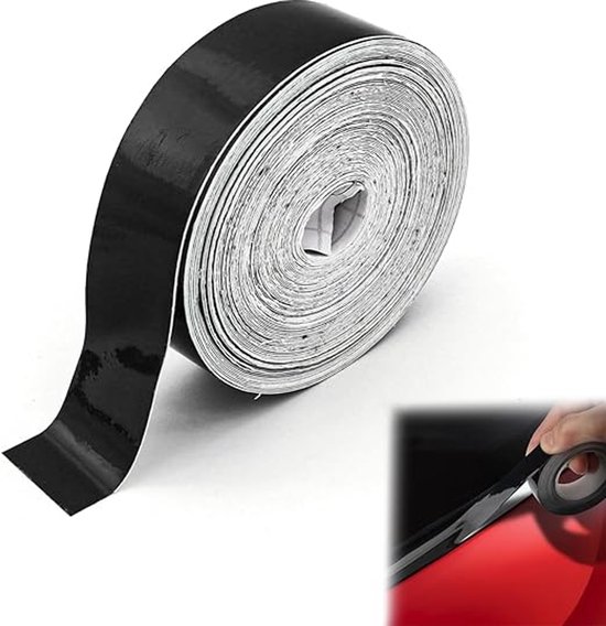 Selbstklebendes Autoklebeband, 3 Cm X 10 M, Dekorklebeband Für Auto, Motorrad, Boot Und Modellbau Oder Heimwerkerprojekte (schwarz)