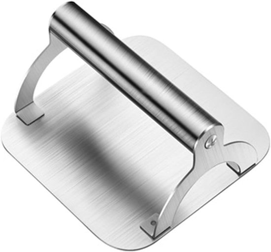Steakgewicht/speckpresse Aus Edelstahl Für Die Küche Mit Griff, Schwere Grillpresse In Profiqualität