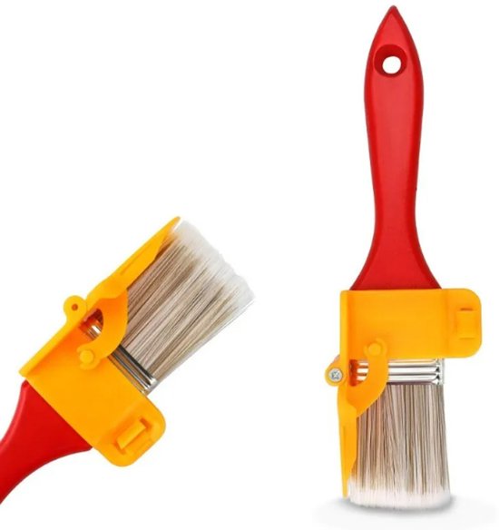 Pinselset 1 Stück Kantenpinsel Blockpinsel Wandpinsel Detailpinsel Malerbedarf Kunststoffgriff Vielseitig Zum Streichen Und Neubeziehen Von Möbel