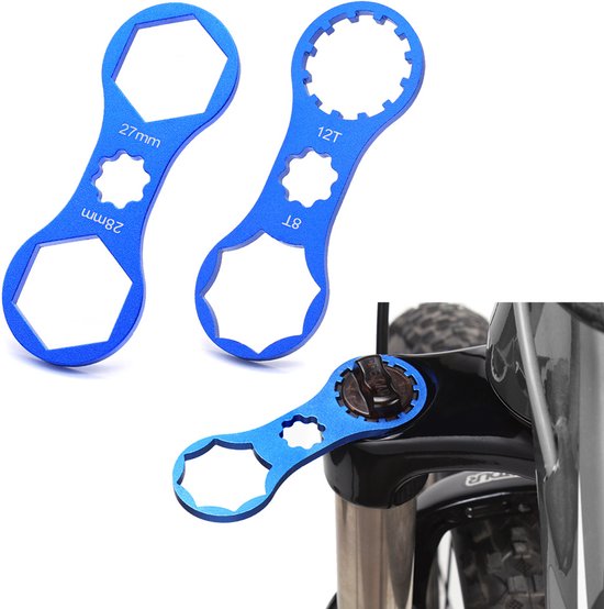 Gabel Steckschlüssel Für Fahrräder 2 Teiliges Set Aus Aluminium Gabel Steckschlüsseln Für Fahrradfederung Für Xcm Xcr Xct Rst Epixon 4 Spezifikat