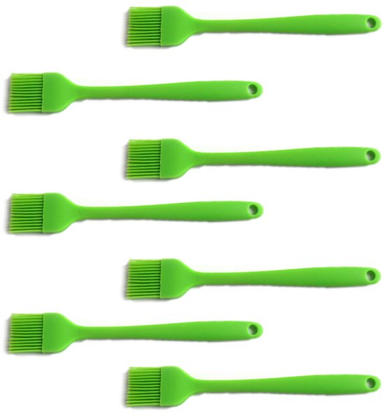 7 Teiliges Ölpinsel Set Silikon Ölpinsel Gleichmäßiges Auftragen Hitzebeständig Grillpinsel Kleine Silikonpinsel Für Küche, Grillen Mit Öl, Backe