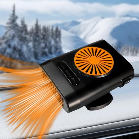Tragbarer 12v 200w Auto Heiz Und Kühlapparat 2 In 1, Schnellabtauen Und Entfeuchten, 360° Drehbarer Entfroster