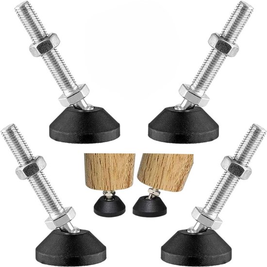 Verstellbare Füße M8 X 50 X 50 Mm, Tragkraft 450 Kg, Höhenverstellbar, Verstellbare Möbelfüße