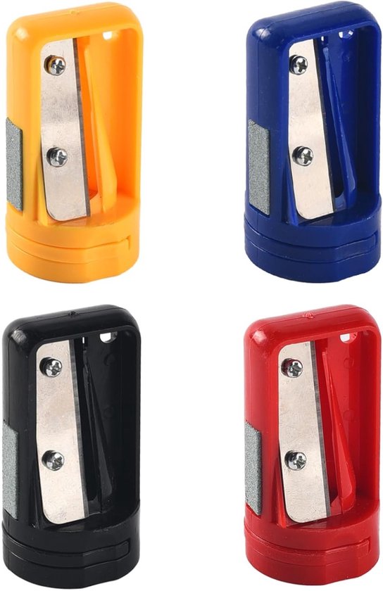 Holzspitzer Für Präzises Arbeiten 4er Set Farbenfroher Spitzer