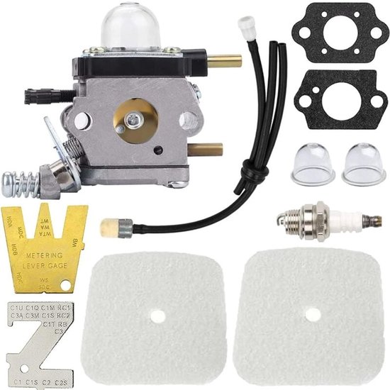 Als Vergaserersatz C1u K54a Für Mantis 2 Takt 7222 7222e 7222m 7225 7230 7234 7240 7920 7924 Motorhacke/grubber, Mit Luftfilter Und Zündkerzendic