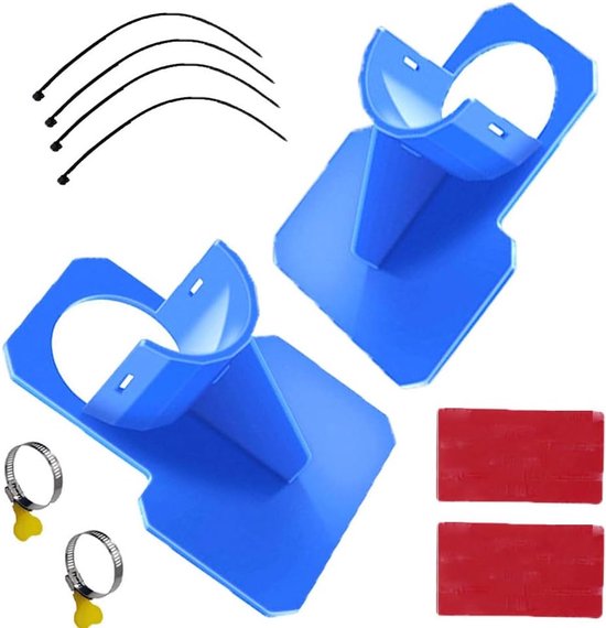 Poolschlauchhalter, Abnehmbare Schlauchhalter, Knickschutz, Kunststoffzubehör, Knickschutz, Knickschutz, 2 Stück (blau)