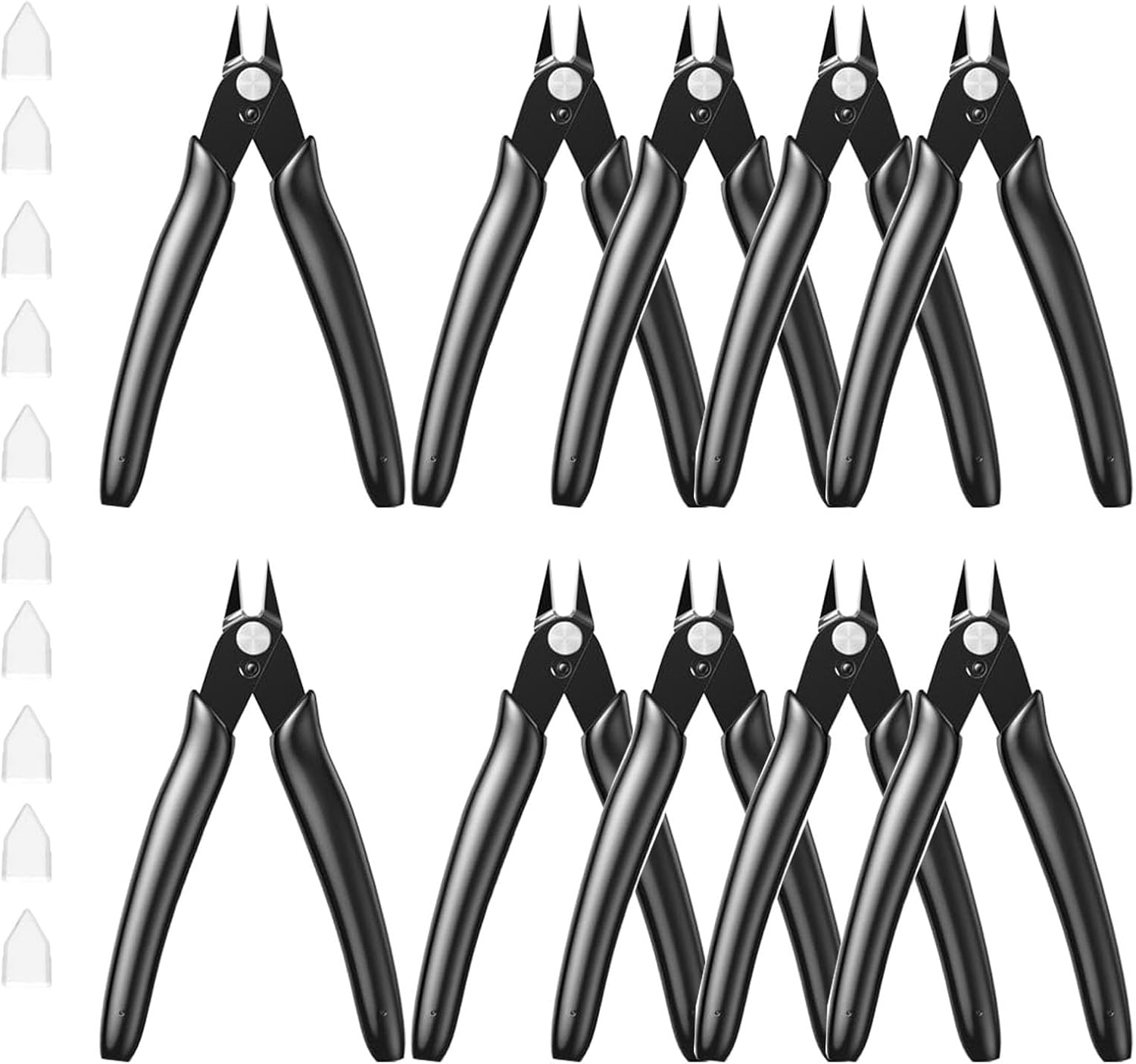 10er-pack Kleine Drahtschneider 5 Zoll – Seitenschneider – Für Schmuck, Elektronik Und 3d-druck