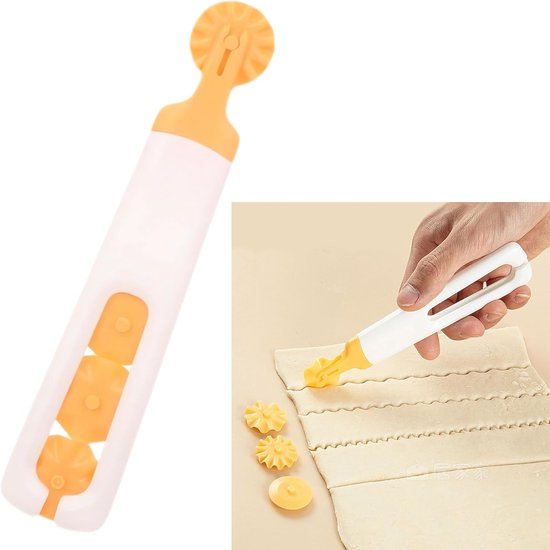 Teigschaber, Teigschneider, Backutensil 1 Stück, 4 In 1 Rollschneider, Pizzazubehör, Brotbackutensil, Multifunktionales Küchenwerkzeug, Brot, Tei