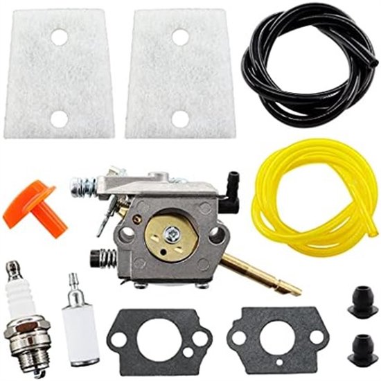 Für Vergaser Mit Luftfilter, Zündkerze Und Kraftstoffleitung Für Stihl H24d Fs48 Fs52 Fs56 Fs62 Fs66 Fs81 Fs86 Fs88 Fs106 Br400 Walbro Wt 45. Ers