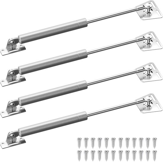 4 Teiliges Gasdruckfeder Scharnier Gasdruckfeder Deckelstützscharnier Pneumatische Stützstange Für Kleiderschränke Scharniere Mit Soft Close Funk
