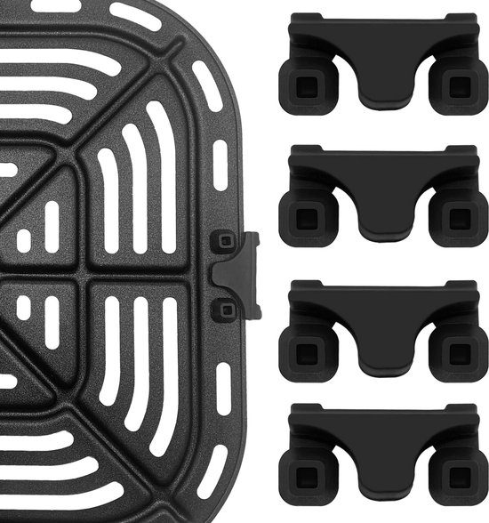 Gummipuffer Für Airfryer 4 Stück Schwarz