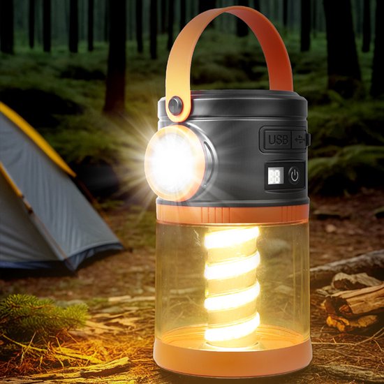 Solarbetriebene Campinglampe, Batterieanzeige, Multifunktionale Außenbeleuchtung, Zeltlampe, Laterne Mit Mehreren Lichtquellen