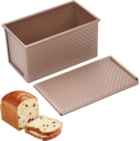 Brotbackform Brotform Mit Deckel Teigkapazität Zum Backen Von Selbstgebackenem Brot Im Backofen Antihaft Brotform Brotform Für Sandwichbrot (199
