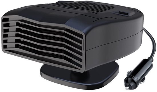 Sphproducts Autoheizung Tragbarer Autoventilator 360° Verstellbar Schwarz Enteisung Und Luftreinigung 12 V/140 W Und 24 V/180 W Für...