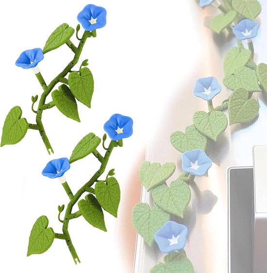 2 Magnetische Efeupflanzen 3d Gedruckte Kühlschrankmagnete Mit Beweglichen Stängeln Niedliche Küchendekoration