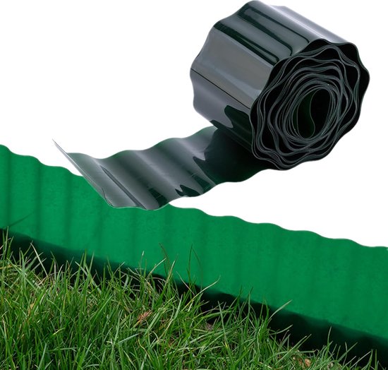 Gewellte Garteneinfassung 15 Cm X 9 M Raseneinfassung Aus Kunststoff Einfach Zu Installieren Für Gemüsegärten Und Blumenbeete