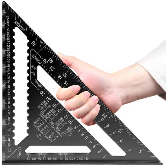 Winkelmesser Messwerkzeug Hochpräzise Holzbearbeitungswerkzeuge Aus Aluminiumlegierung Metrischer Winkelmesser Geschwindigkeitsmesser Messinstrum