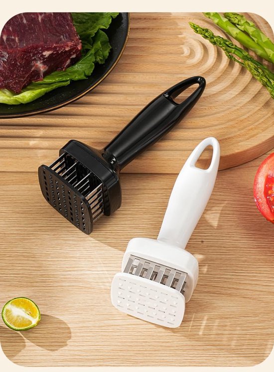 2 Stück Fleischzartmacher Fleischzartmacher Mit Nadel Fleischhammer Hammer Und Stößel Für Steak, Rindfleisch, Schweinefleisch, Hähnchen Und Geflü