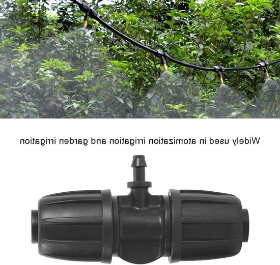 Dailygoods T Stück Verbinder, 10 Stück 16 Mm/4 7 Schlauchverbinder Pom Gartenbefestigung Bewässerung Langlebig Und Wetterfest Gartenanschluss
