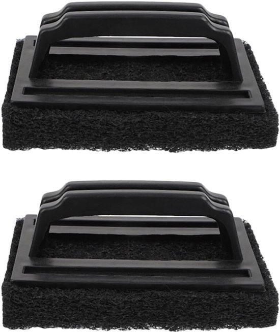 Grillbürsten Set Grillreinigungsbürste Multifunktionales Design 2 Teilig Schwarz