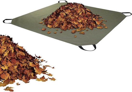 Faltbarer Laubsack Gartenabfallmatte Praktisch Für Die Gartenpflege Wasserdicht Und Robust 145 Cm Durchmesser Grün