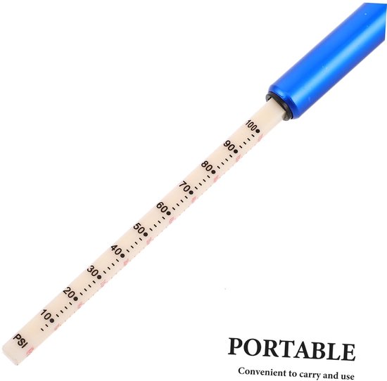 Reifendruckmesser Luftmengenmesser Sicherheitswartung Hohe Präzision 146 Cm Blau