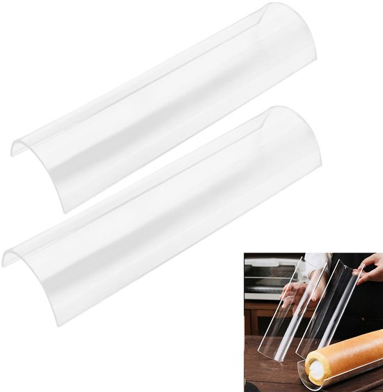 2 Teilige Acryl Kuchenrolleform U Förmige Acryl Kuchenform Werkzeug Zur Herstellung Langer Rollen Backwerkzeug Mittelgroß Leicht Zu Reinigen Für