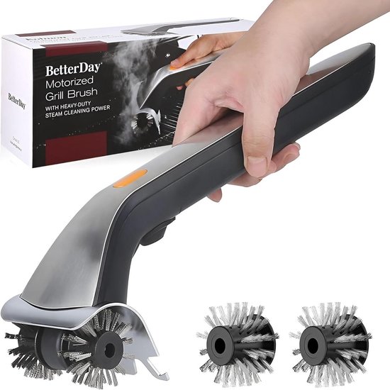Elektrische Grillbürste Grillreiniger Grillreinigung Automatische Rotierende Bürsten 42 Cm Nicht Spezifiziert