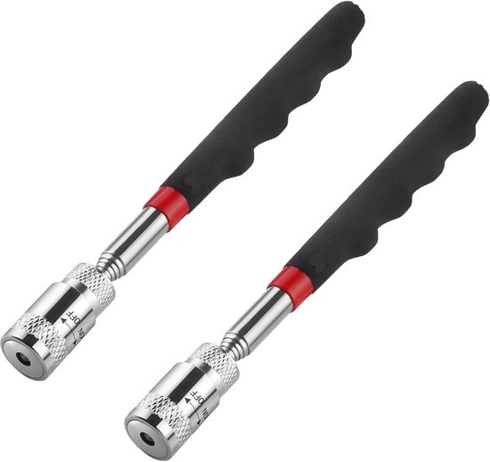 Magnetisches Led Mikrofon Set (2 Teilig), Teleskop Mikrofonstab, Magnetische Teleskop Taschenlampe, Einzigartiges Und Cooles Gadget