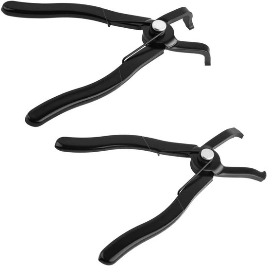 2 Teilig Autoclipzange 30° Und 80° Abgewinkelte Backen Rutschfester Griff Zum Entfernen Von Autopolstern Und Befestigen Von Clips