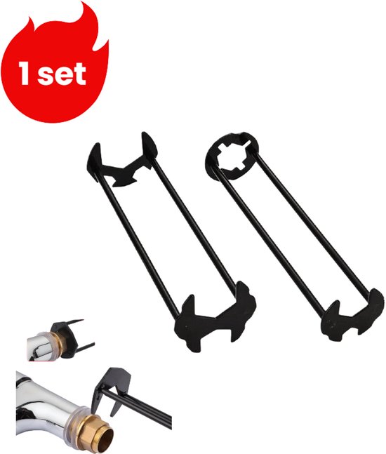 1 Set Multifunktionaler Badschlüssel Waschbeckenschlüssel, Spezialschlüssel Zum Demontieren Und Montieren Von Abflussrohren/wasserenthärtern In B
