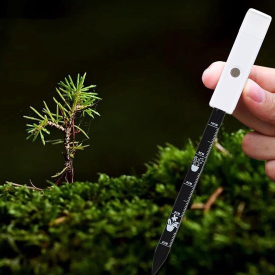 Bodenfeuchtigkeitsmesser Mit 3 Farbiger Kontrollleuchte Und Intelligenter Sonde Für Präzise Wasserstandsmessung Bei Zimmer Und Gartenpflanzen